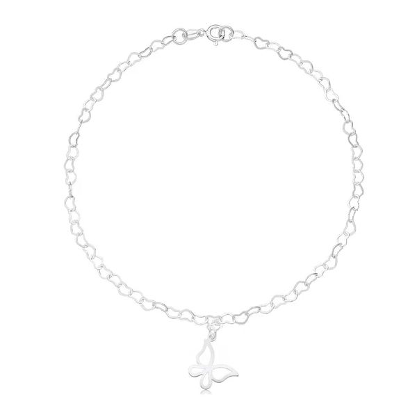 Pulseira Borboleta Vazada Prata 925