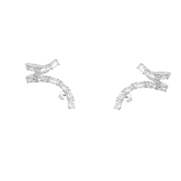 Brinco Earcuff Zirconias Prata 925