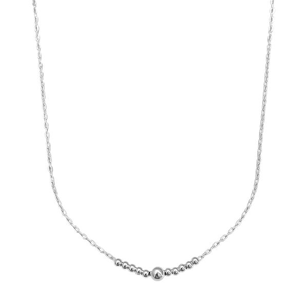Choker Esferas Prata 925