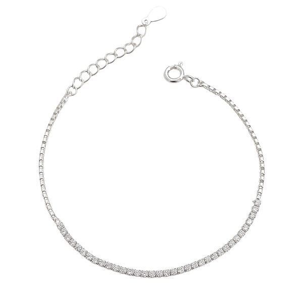 Pulseira Riviera Corrente 1,5mm Prata 925