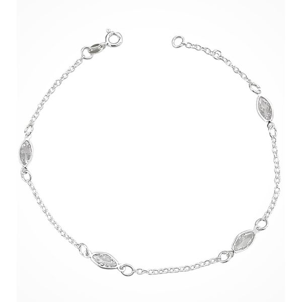 Pulseira Navete Tifanny Prata 925