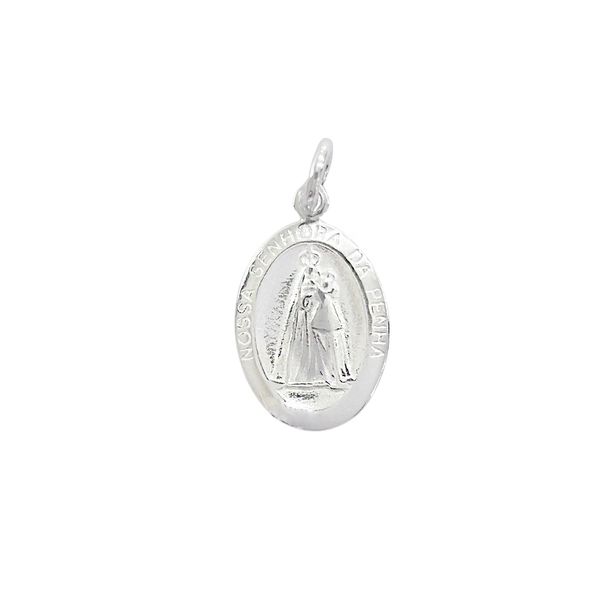 Pingente Nossa Senhora da Penha 2cm Prata 925