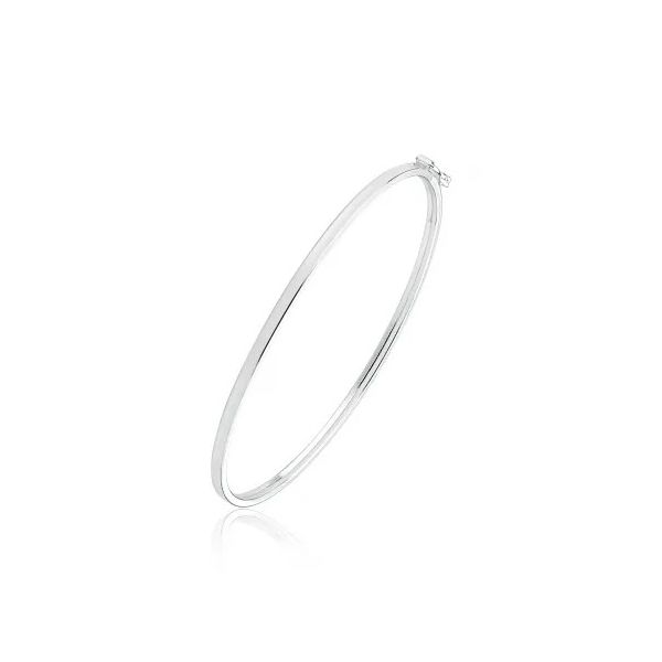 Bracelete Fio Quadrado 1mm Fechado Prata 925