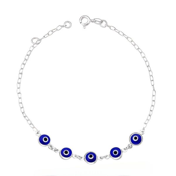 Pulseira Olho Grego Prata 925