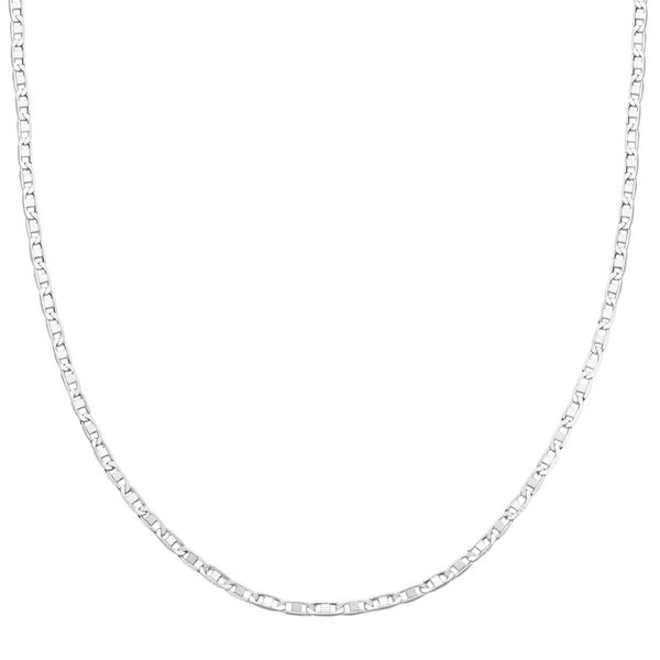 Corrente Piastrine 1mm 50cm Prata 925