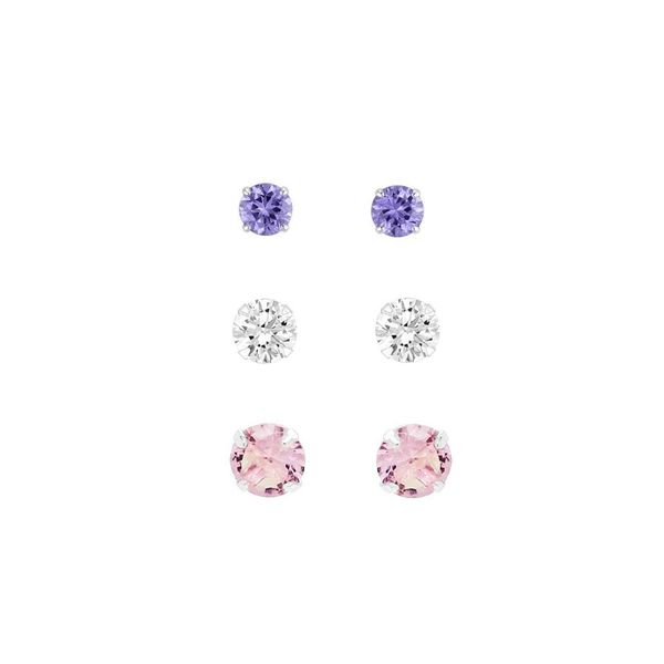Trio Ponto de Luz Color Prata 925