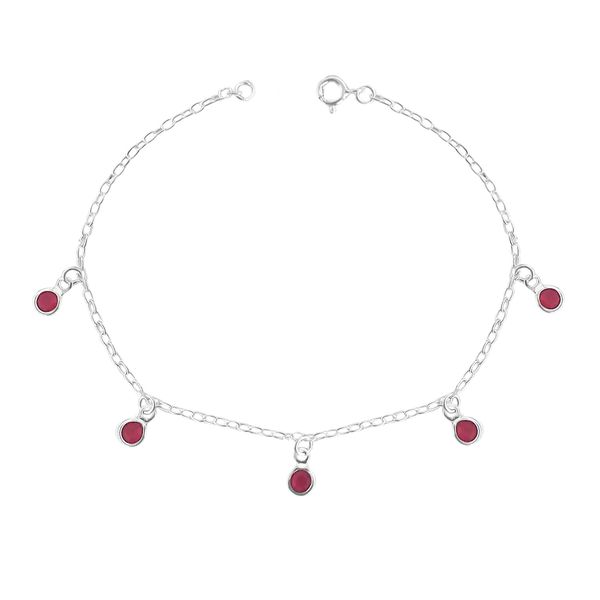 Pulseira Pingentes Color Prata 925