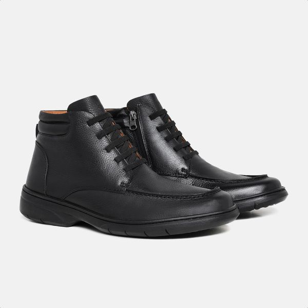 Bota Conforto Lecas Cuturno Preto
