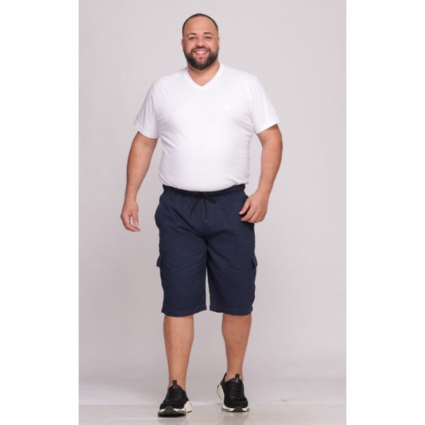 Bermuda Masculina Macaw Cargo com Elástico Tamanho GG