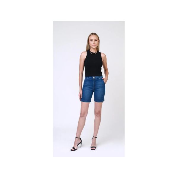 Bermuda Jeans Meia Coxa Riluts 1212