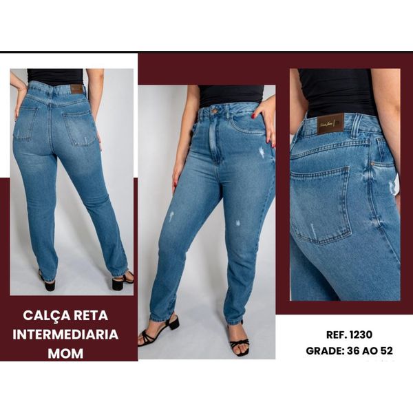 Calça Jeans Riluts Mom 1230