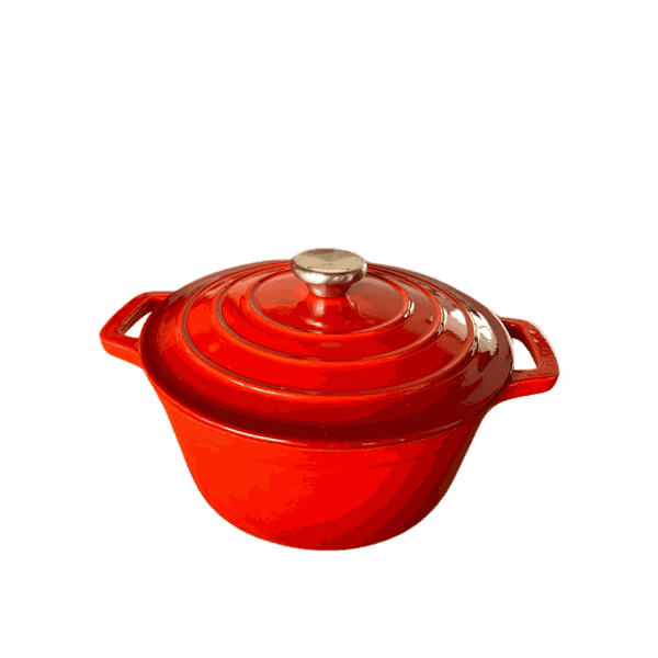 Panela de Ferro Fundido Esmaltada 24 cm 