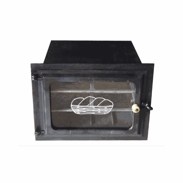 Forno de Ferro Fundido Grande Frente de Vidro 50 X 47 X 33 cm