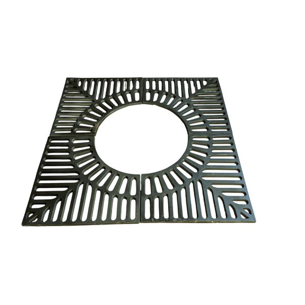 Grelha Arvoreira Ferro Fundido Para Praça Avenida 100x100 cm