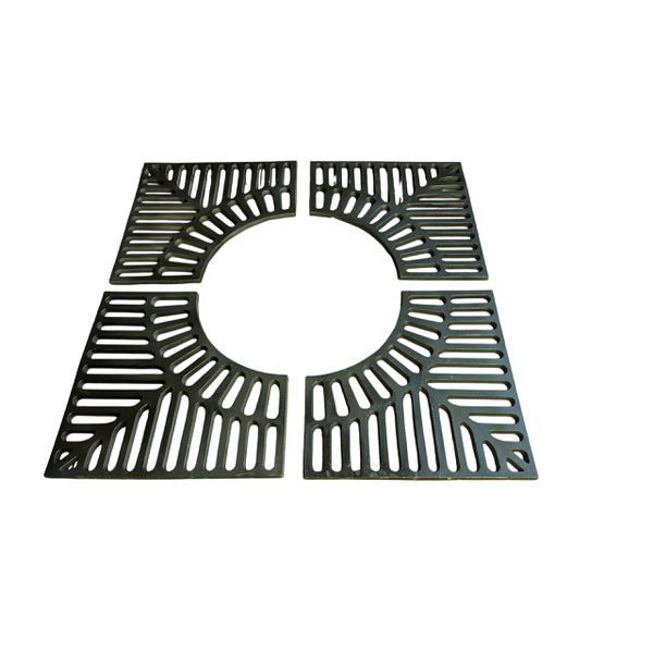 Grelha Arvoreira Ferro Fundido Para Praça Avenida 100x100 cm