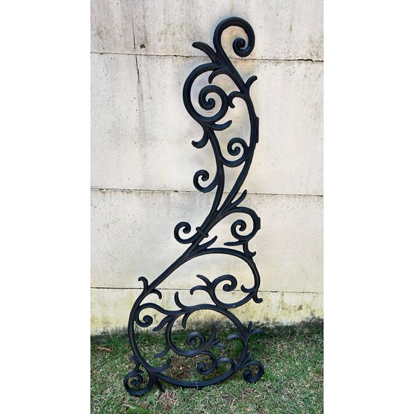 Grade de Ferro Fundido Arabesco Portão 55x132 cm