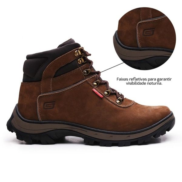 Bota couro timberland store hiker wr preta