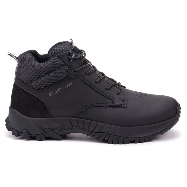 Bota Adventure Vibram em Couro Bosco Preto