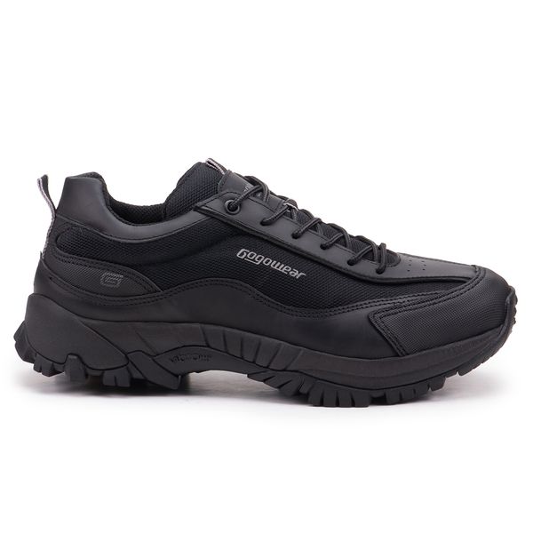 Tênis Adventure Vibram em Couro Spock Low Preto 