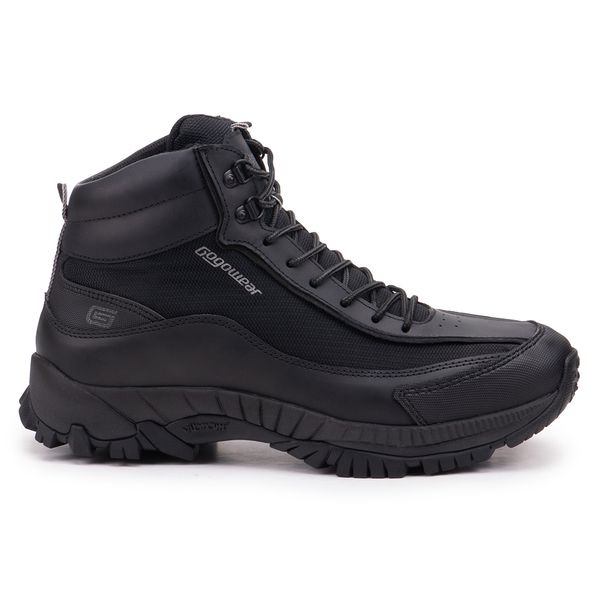 Bota Adventure Vibram em Couro Spock Preto 