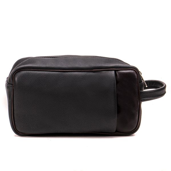 Elegância em Movimento: Necessaire em Couro para Organização Prática Ref. 8910 Café