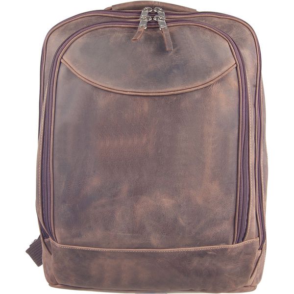 Mochila Executiva em Couro que Eleva seu Estilo Profissional Ref. Stock Fossil Café 