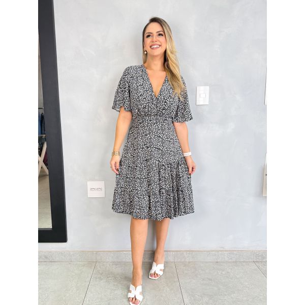 VESTIDO FLORAL CURTO
