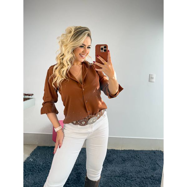 CAMISA MARROM
