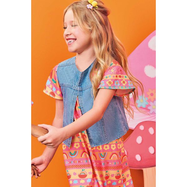 Conj Fem 2/8 Vestido Colete Kukie N/i