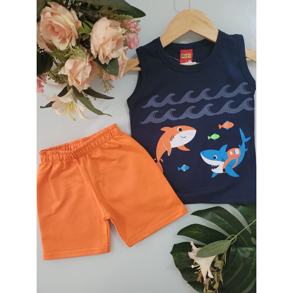 Conj Mas Tuba Marinho Kyly Azul Marinho