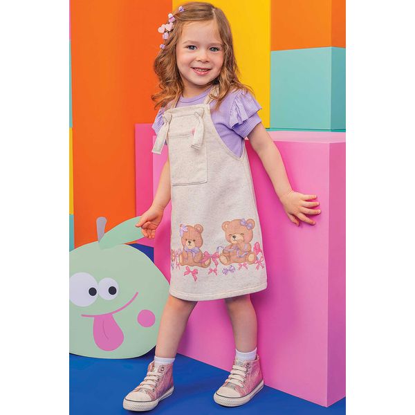 Conj Fem 1/3 Salop Lilas Kukie N/i