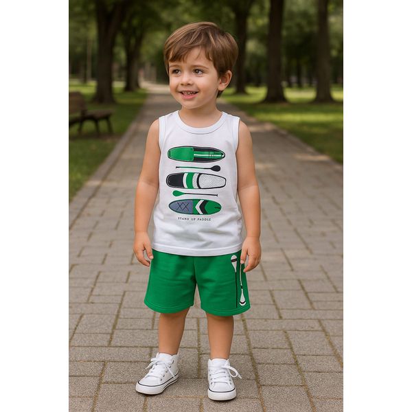 Conj Mas Regata Stand Kyly Branco