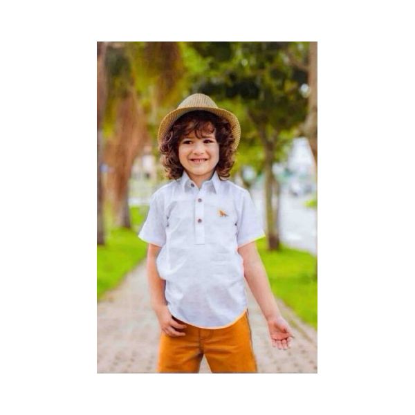 Camisa Bata Bca Nick Branco