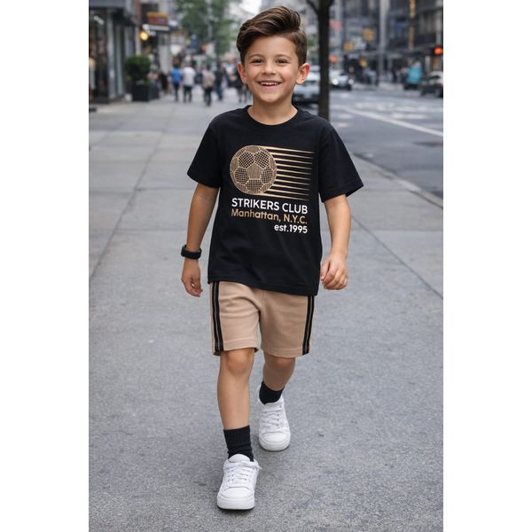 Conj Mas Strikers Pto Rovitex N/i