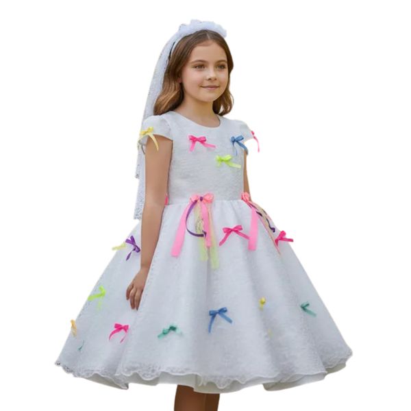 Vestido Festa Junina Noiva Caipira Infantil Juvenil Laço