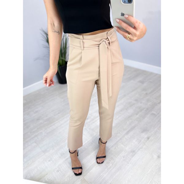 Calça amarração na sales cintura