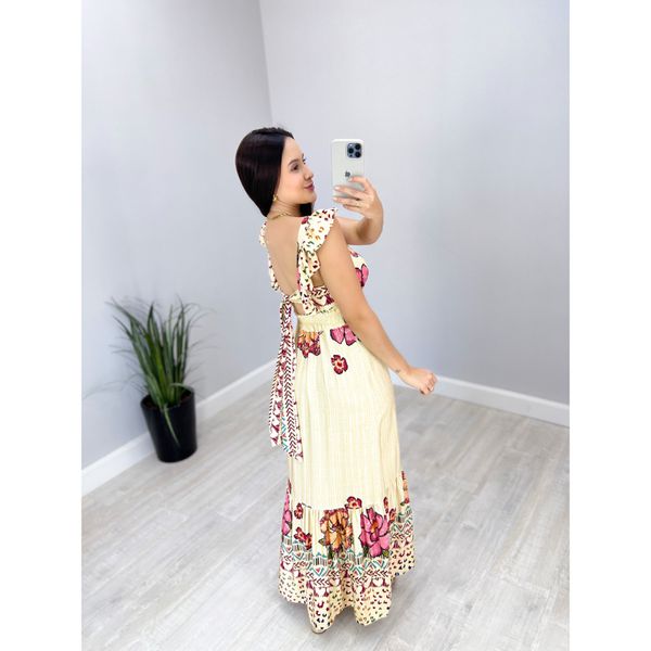 Vestido curto cheap lenço laurinda