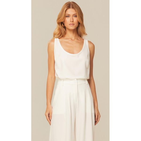 Blusa Regata com Decote U Off 