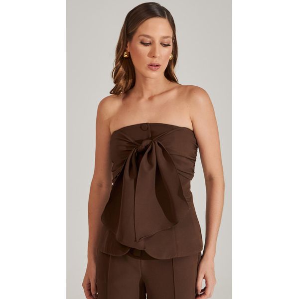 Blusa Tomara Que Caia Com Amarração