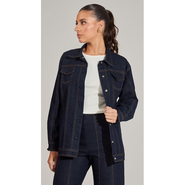 Jaqueta Jeans Oversized
