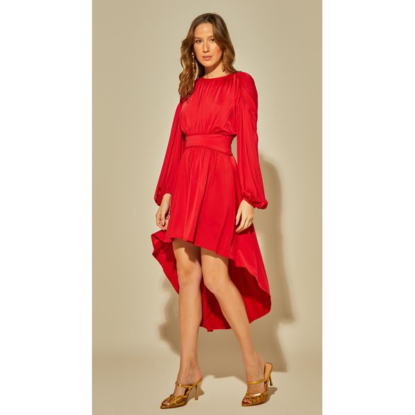 Vestido Jersey com Mangas