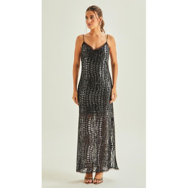 Vestido Longo Tule Ounce