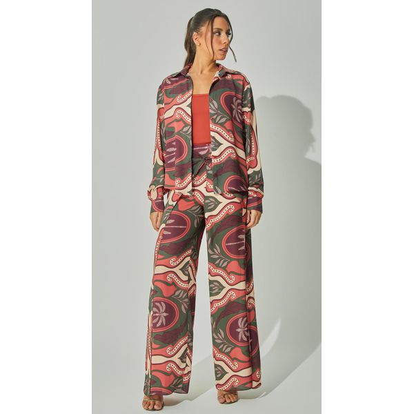 Calça Fluida Estampada