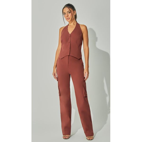 Calça Cargo com Maxi Bolsos