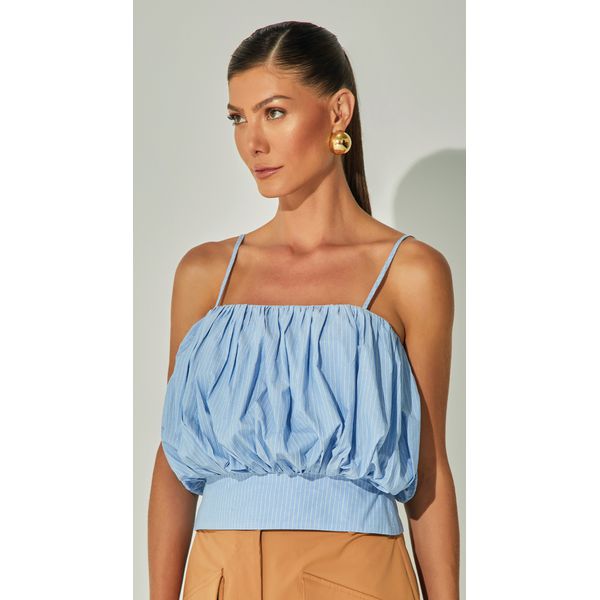 Blusa de Alça Balonê