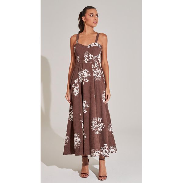 Vestido Midi Estampado