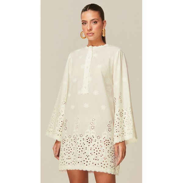 Chemise Manga Longa em Laise Off
