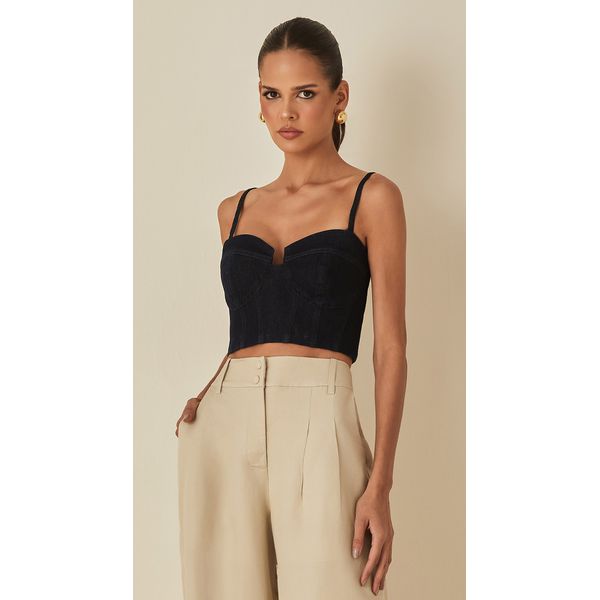 Blusa Corset Jeans 