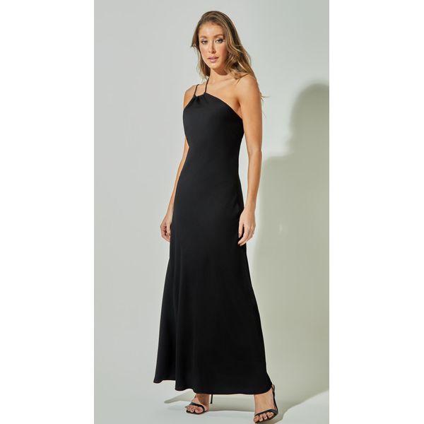 Vestido Longo De Um Ombro Só 
