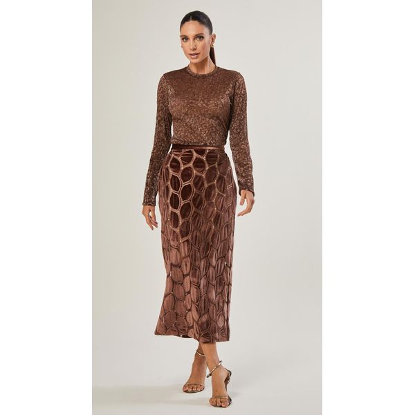 Blusa Tule Leopard